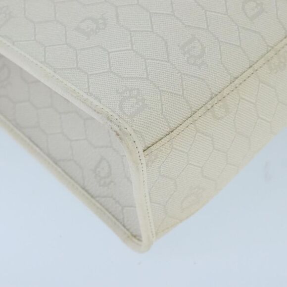 Dior Honeycomb White Canvas Shoulder Bag (Pre-Owned) - Picture 9 of 16